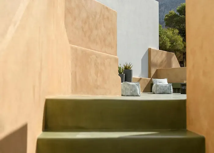 Luxury Santorini Potamos Luxury House 2 Bedrooms Private Pool Éxo Goniá