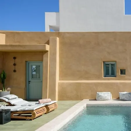 Villa Luxury Santorini Potamos Luxury House 2 Bedrooms Private Pool Serene Location Episkopi Exo Gonia