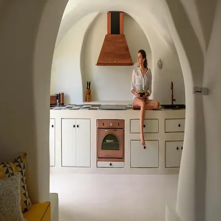 Villa Luxury Santorini Potamos Luxury House 2 Bedrooms Private Pool Serene Location Episkopi Exo Gonia