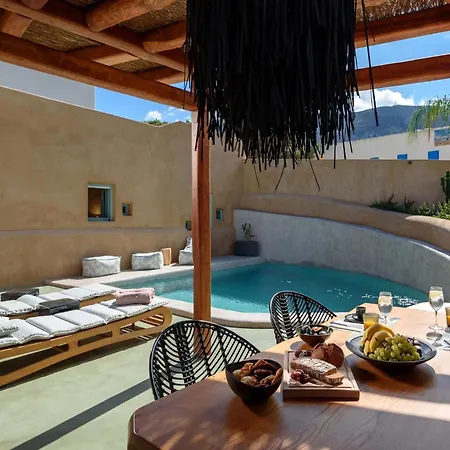 Luxury Santorini Potamos Luxury House 2 Bedrooms Private Pool Serene Location Episkopi *
