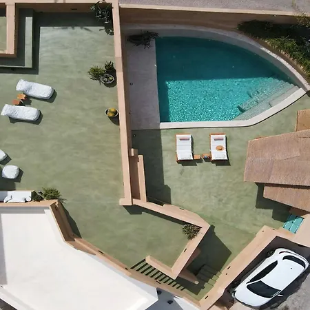 Villa Luxury Santorini Potamos Luxury House 2 Bedrooms Private Pool Éxo Goniá